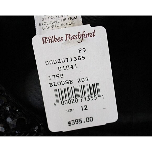 Vintage Dead Stock - Slow Fashion - Frascara Canada + Wilkes Bashford - Blouse - Picture 9 of 10